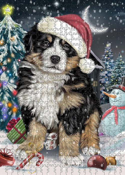 Have a Holly Jolly Bernese Mountain Dog Christmas Puzzle with Photo Tin PUZL048