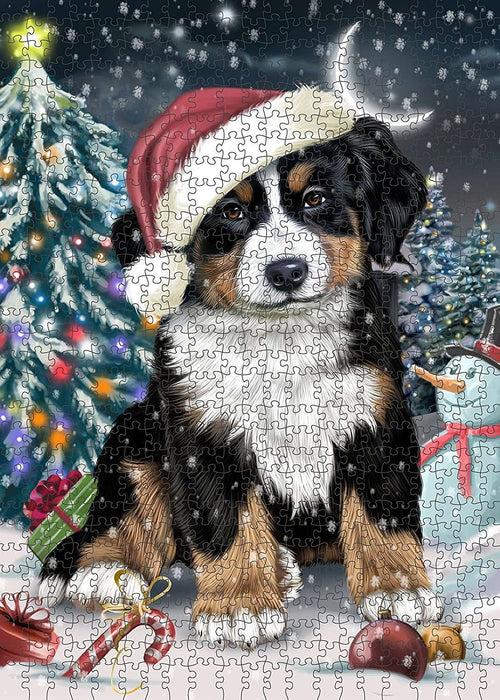 Have a Holly Jolly Bernese Mountain Dog Christmas Puzzle with Photo Tin PUZL1731