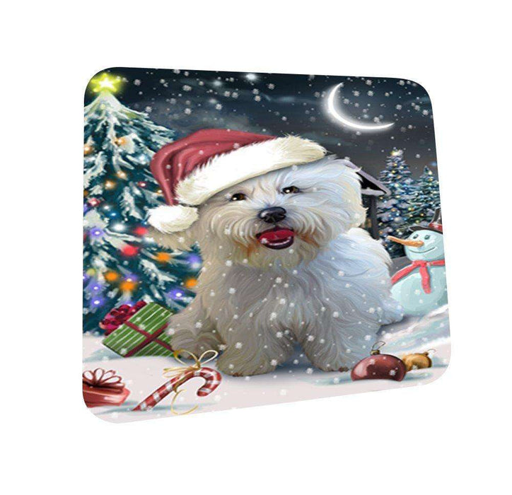 Have a Holly Jolly Bichon Dog Christmas Coasters CST629 (Set of 4)
