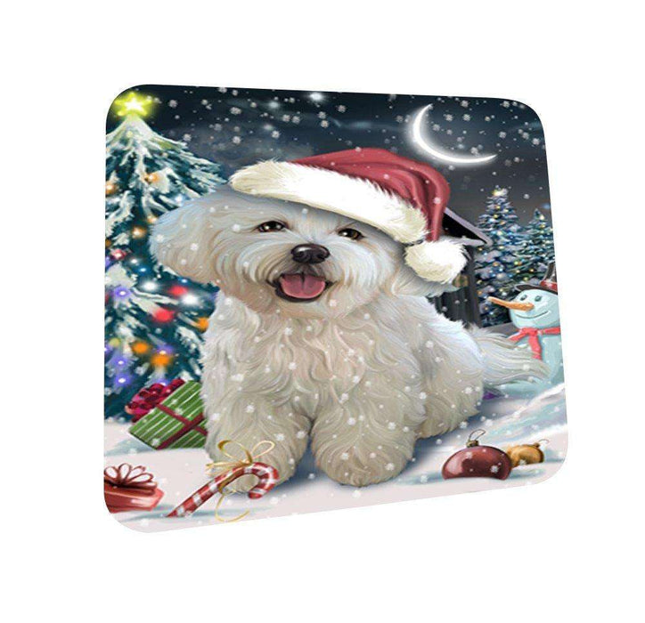 Have a Holly Jolly Bichon Dog Christmas Coasters CST630 (Set of 4)