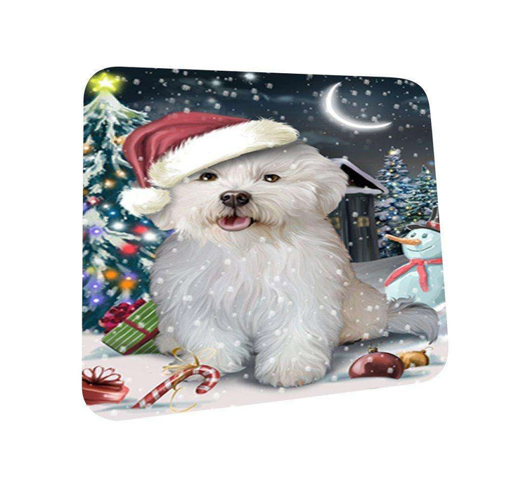 Have a Holly Jolly Bichon Dog Christmas Coasters CST631 (Set of 4)