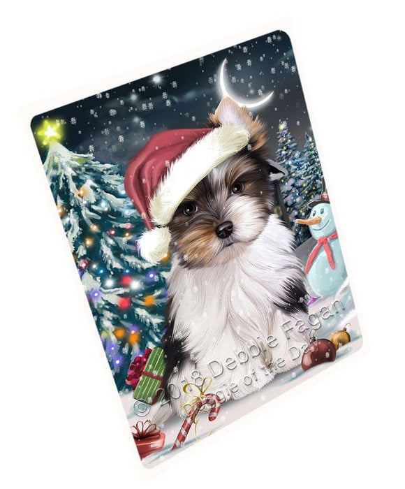 Have a Holly Jolly Biewer Terrier Dog Christmas Cutting Board C59151