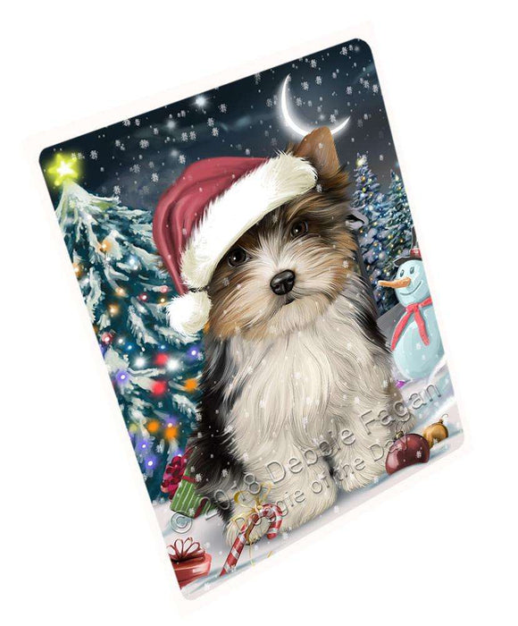 Have a Holly Jolly Biewer Terrier Dog Christmas Cutting Board C59154