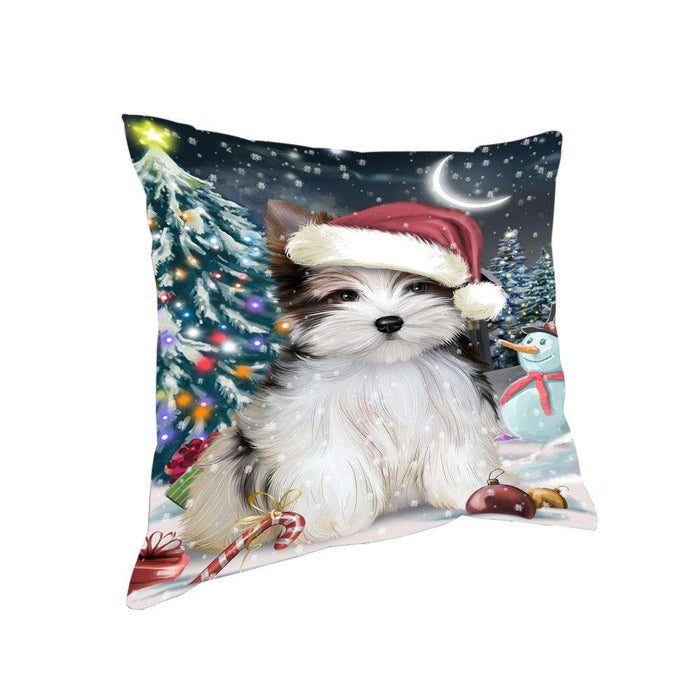 Have a Holly Jolly Biewer Terrier Dog Christmas Pillow PIL62896