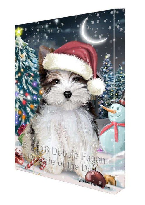 Have a Holly Jolly Biewer Terrier Dog Christmas  Canvas Print Wall Art Décor CVS81962