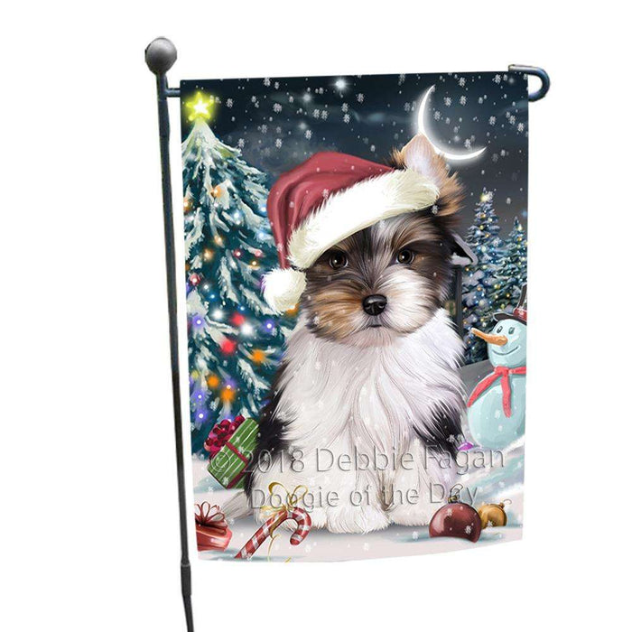 Have a Holly Jolly Biewer Terrier Dog Christmas  Garden Flag GFLG51631