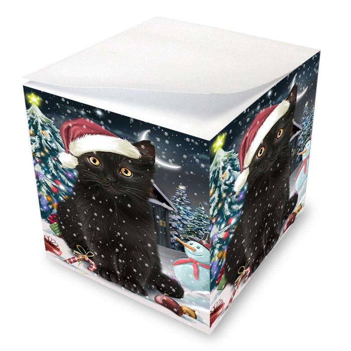 Have a Holly Jolly Black Cat Christmas  Note Cube NOC51637