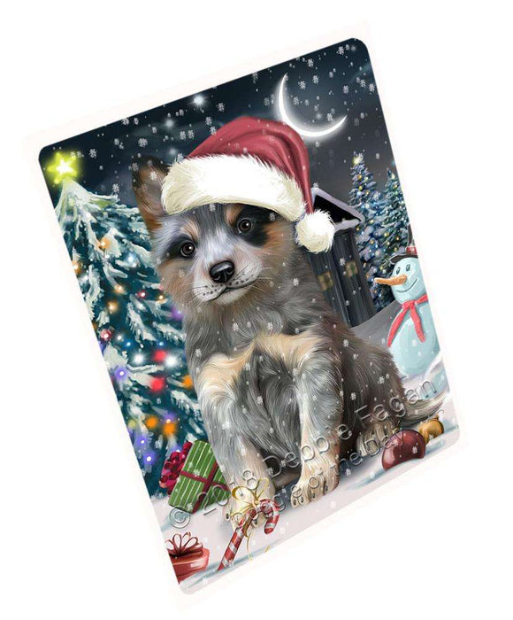 Have a Holly Jolly Blue Heeler Dog Christmas Large Refrigerator / Dishwasher Magnet RMAG70338