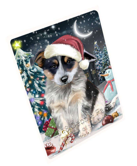 Have a Holly Jolly Blue Heeler Dog Christmas Large Refrigerator / Dishwasher Magnet RMAG70344