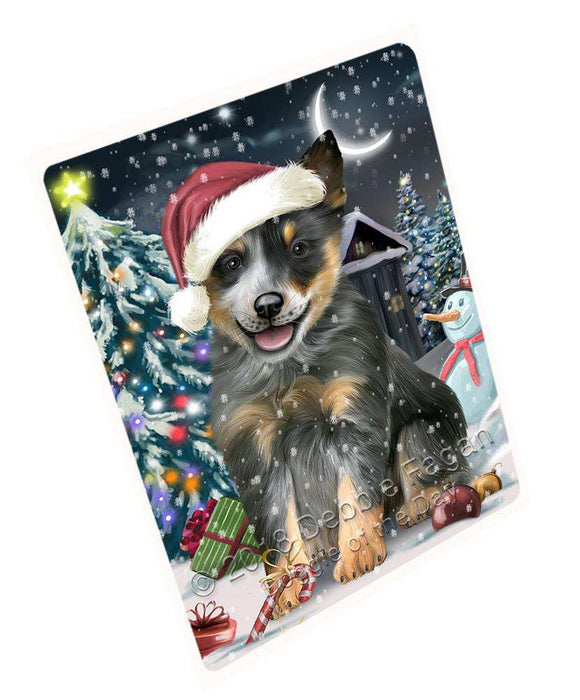 Have a Holly Jolly Blue Heeler Dog Christmas Large Refrigerator / Dishwasher Magnet RMAG70350