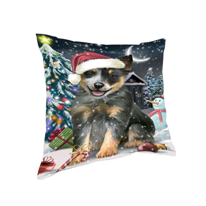 Have a Holly Jolly Blue Heeler Dog Christmas Pillow PIL62932