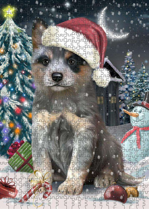 Have a Holly Jolly Blue Heeler Dog Christmas Puzzle with Photo Tin PUZL59007