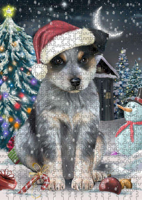 Have a Holly Jolly Blue Heeler Dog Christmas Puzzle with Photo Tin PUZL59016
