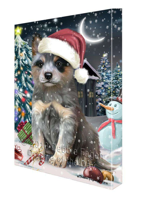 Have a Holly Jolly Blue Heeler Dog Christmas  Canvas Print Wall Art Décor CVS82025