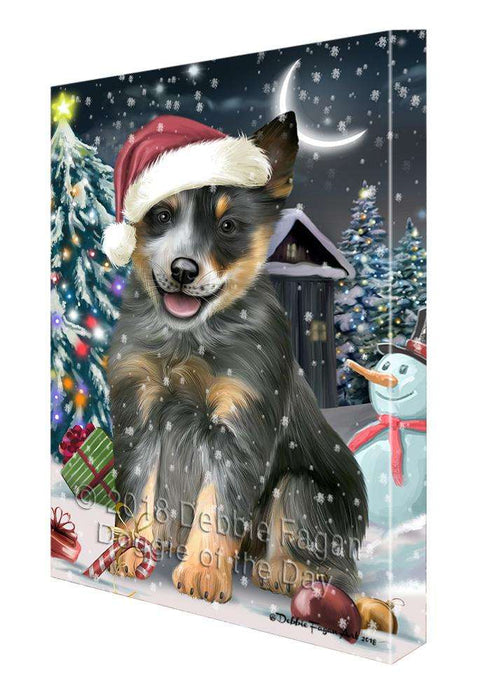 Have a Holly Jolly Blue Heeler Dog Christmas  Canvas Print Wall Art Décor CVS82043