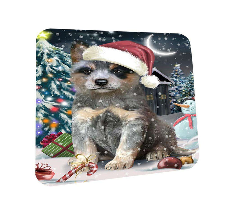 Have a Holly Jolly Blue Heeler Dog Christmas  Coasters Set of 4 CST51599