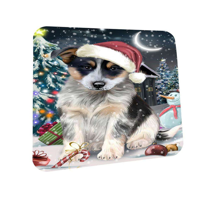 Have a Holly Jolly Blue Heeler Dog Christmas  Coasters Set of 4 CST51600