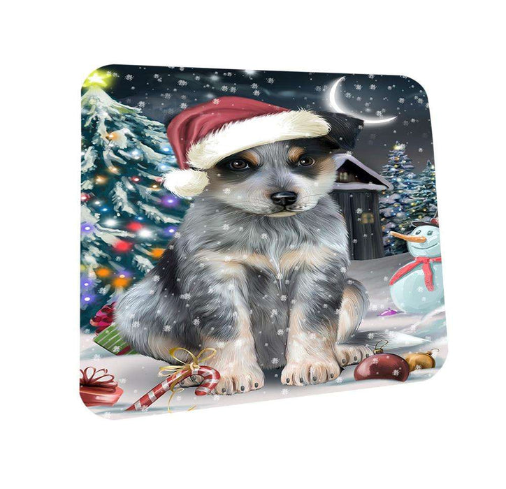 Have a Holly Jolly Blue Heeler Dog Christmas  Coasters Set of 4 CST51602