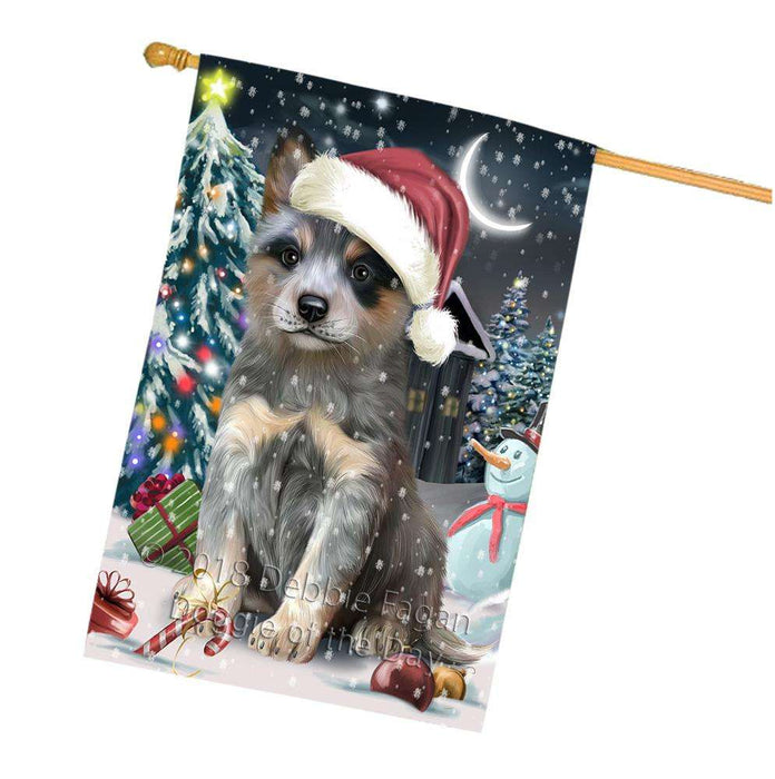Have a Holly Jolly Blue Heeler Dog Christmas  House Flag FLG51773