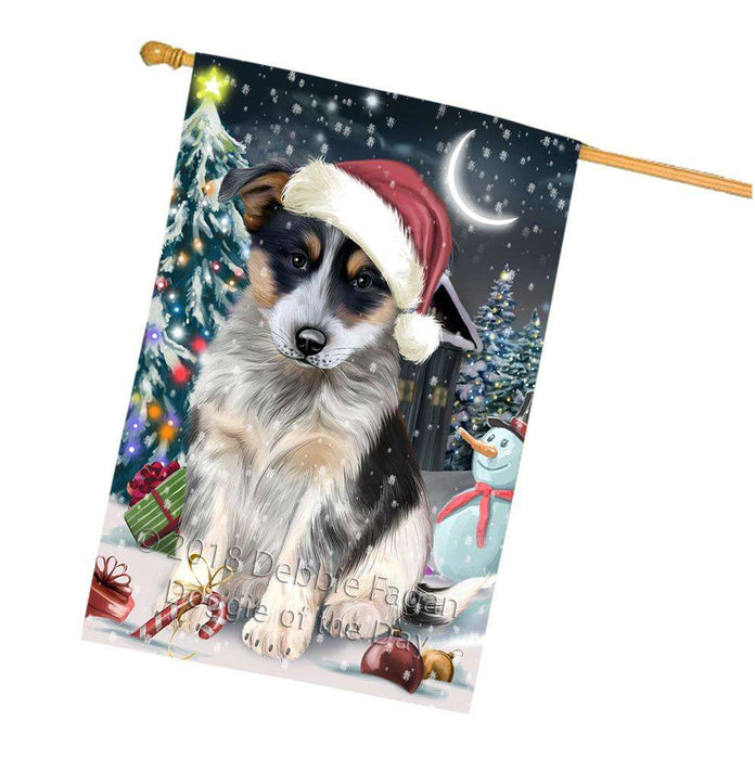 Have a Holly Jolly Blue Heeler Dog Christmas  House Flag FLG51774