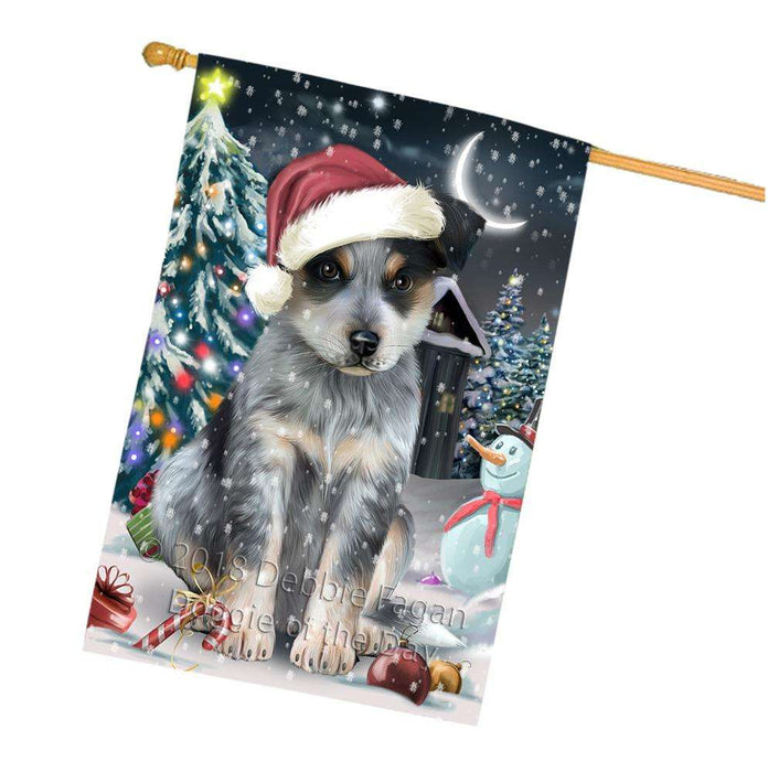 Have a Holly Jolly Blue Heeler Dog Christmas  House Flag FLG51776