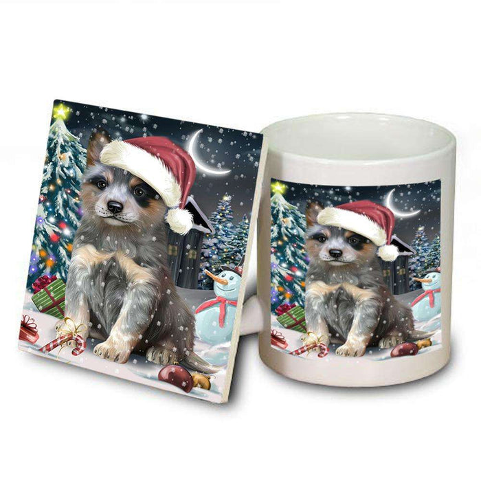 Have a Holly Jolly Blue Heeler Dog Christmas  Mug and Coaster Set MUC51632