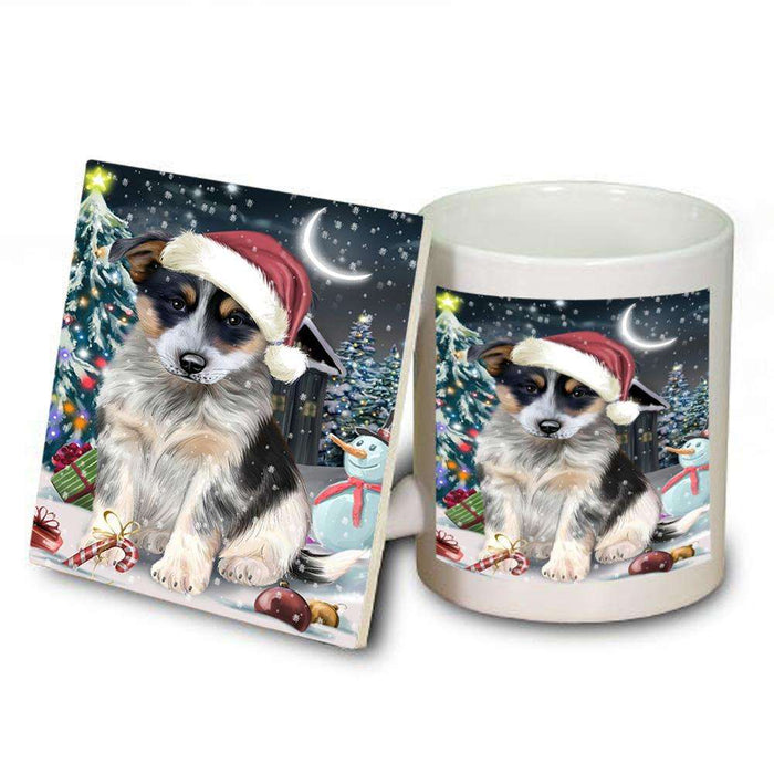 Have a Holly Jolly Blue Heeler Dog Christmas  Mug and Coaster Set MUC51633