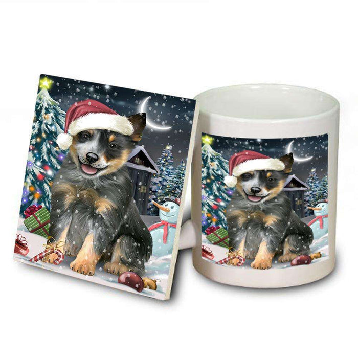 Have a Holly Jolly Blue Heeler Dog Christmas  Mug and Coaster Set MUC51634