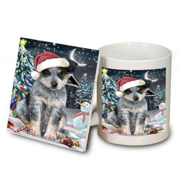 Have a Holly Jolly Blue Heeler Dog Christmas  Mug and Coaster Set MUC51635