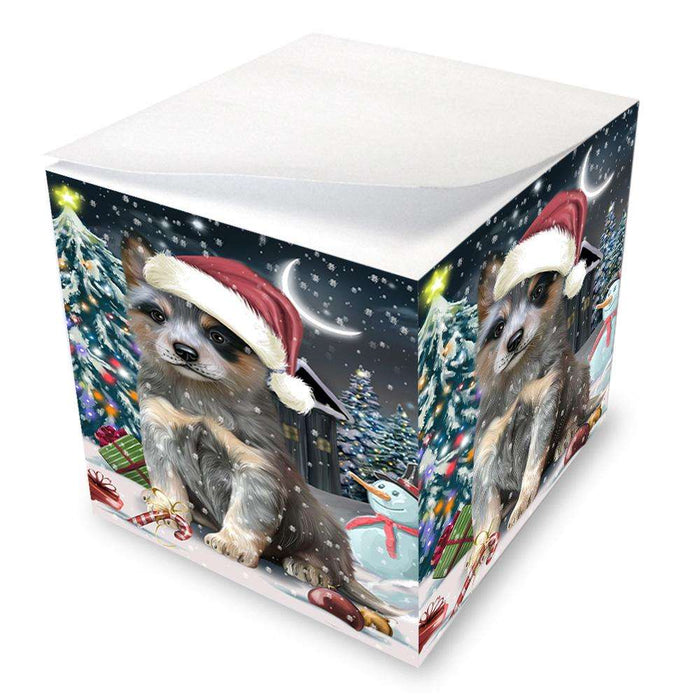 Have a Holly Jolly Blue Heeler Dog Christmas  Note Cube NOC51640