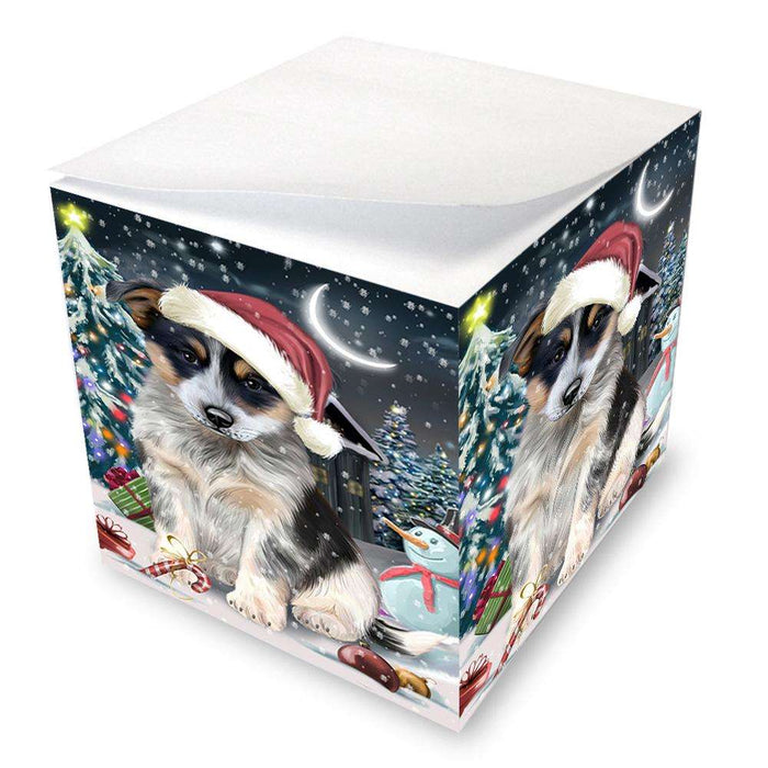 Have a Holly Jolly Blue Heeler Dog Christmas  Note Cube NOC51641