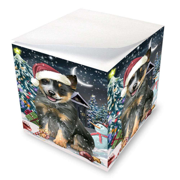 Have a Holly Jolly Blue Heeler Dog Christmas  Note Cube NOC51642