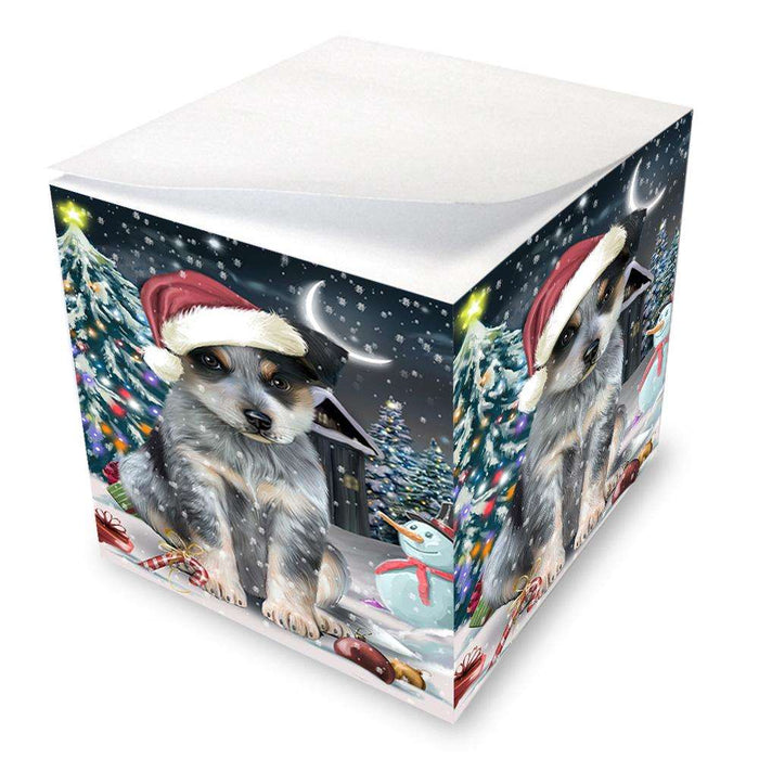 Have a Holly Jolly Blue Heeler Dog Christmas  Note Cube NOC51643