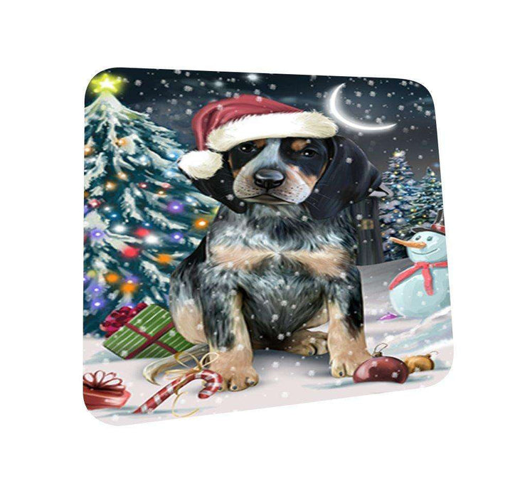 Have a Holly Jolly Bluetick Coonhound Dog Christmas Coasters CST068 (Set of 4)