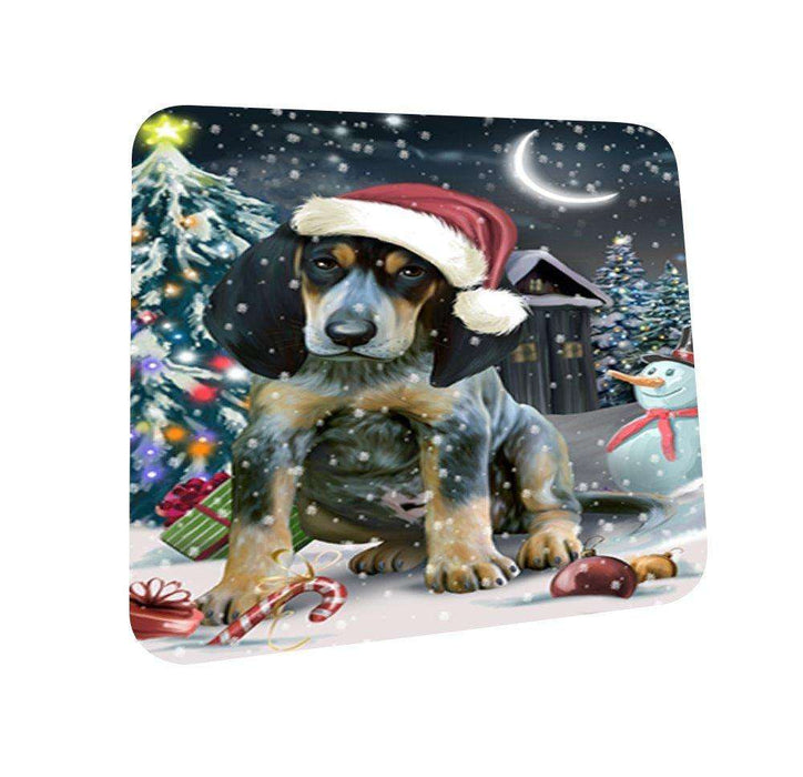 Have a Holly Jolly Bluetick Coonhound Dog Christmas Coasters CST070 (Set of 4)