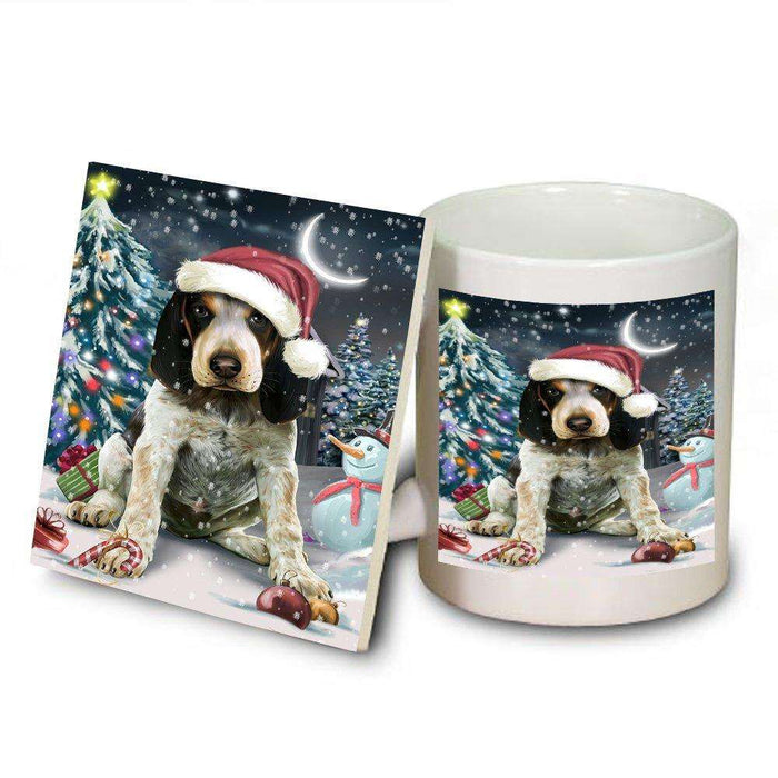 Have a Holly Jolly Bluetick Coonhound Dog Christmas Mug and Coaster Set MUC0163