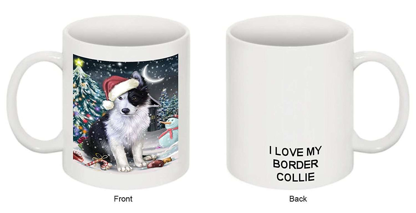 Have a Holly Jolly Border Collie Dog Christmas Mug CMG0170
