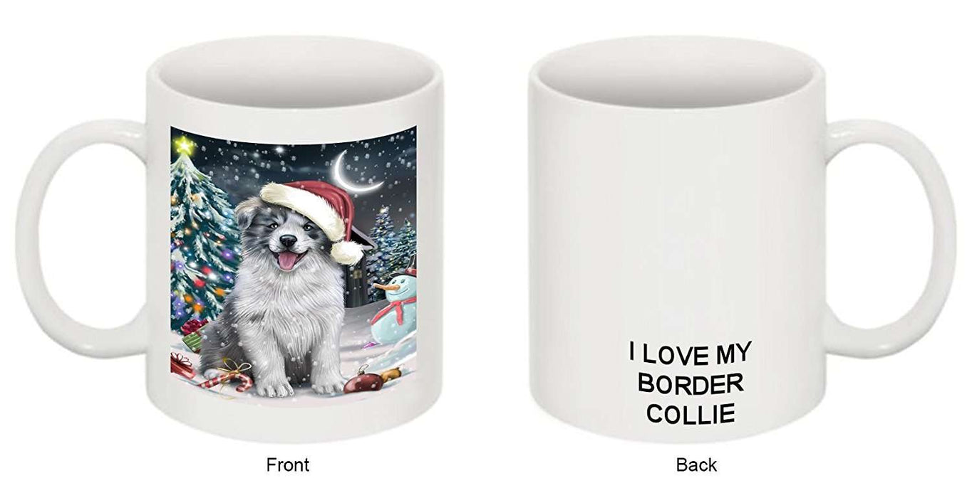 Have a Holly Jolly Border Collie Dog Christmas Mug CMG0172