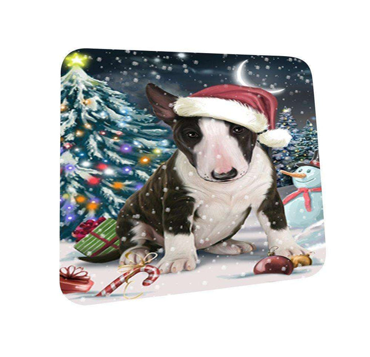 Have a Holly Jolly Bull Terrier Dog Christmas Coasters CST072 (Set of 4)