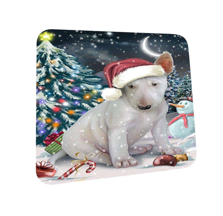 Have a Holly Jolly Bull Terrier Dog Christmas Coasters CST073 (Set of 4)