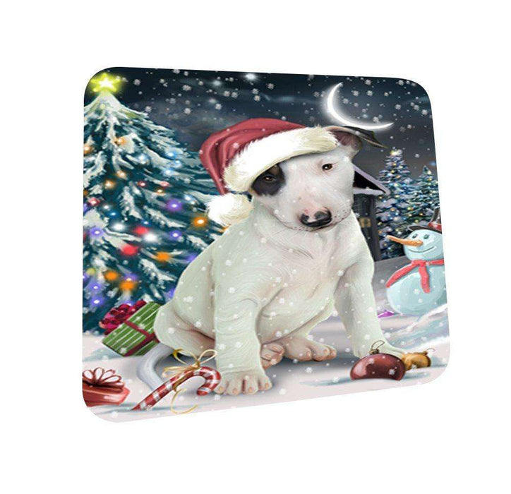 Have a Holly Jolly Bull Terrier Dog Christmas Coasters CST074 (Set of 4)