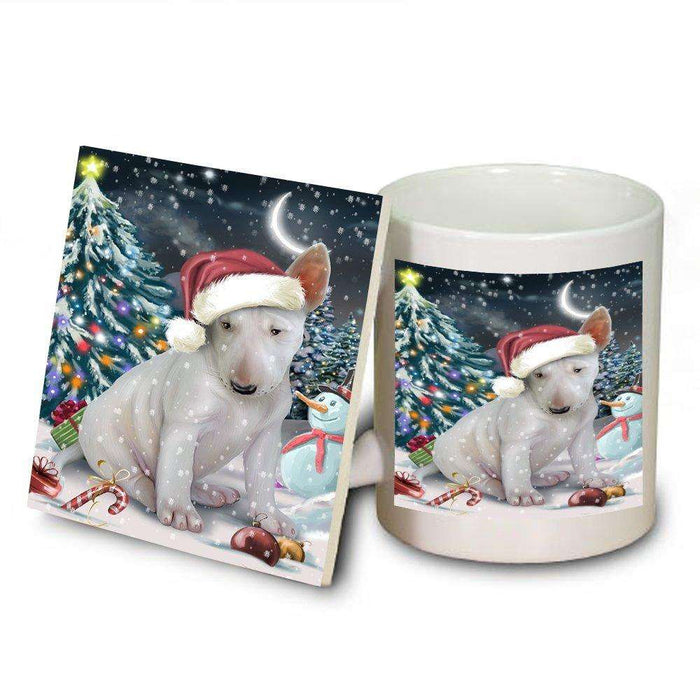 Have a Holly Jolly Bull Terrier Dog Christmas Mug and Coaster Set MUC0167