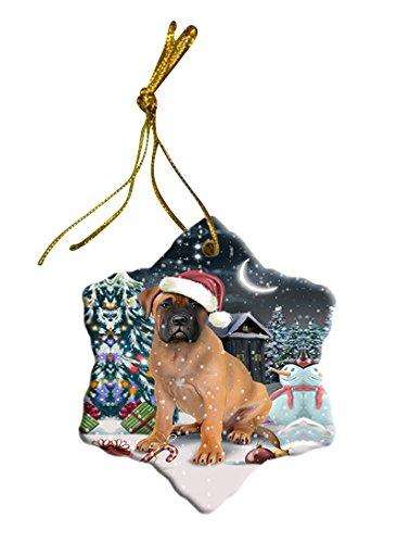 Have a Holly Jolly Bullmastiff Dog Christmas Star Ornament POR2507