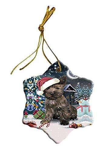 Have a Holly Jolly Cairn Terrier Dog Christmas Star Ornament POR2397