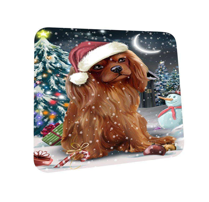 Have a Holly Jolly Cavalier King Charles Spaniel Dog Christmas Coasters CST115 (Set of 4)
