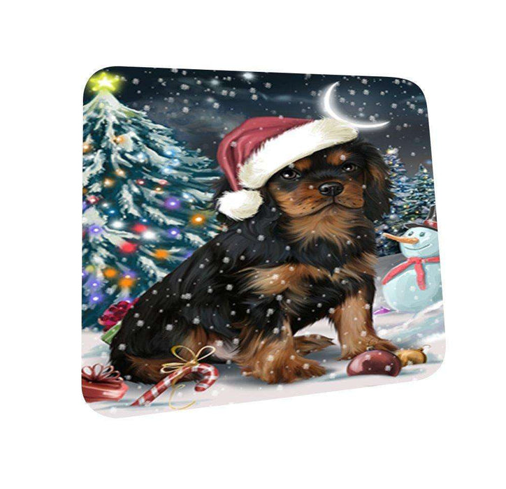 Have a Holly Jolly Cavalier King Charles Spaniel Dog Christmas Coasters CST116 (Set of 4)