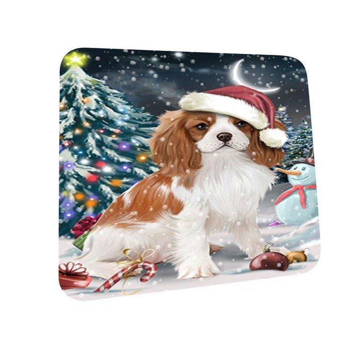 Have a Holly Jolly Cavalier King Charles Spaniel Dog Christmas Coasters CST117 (Set of 4)