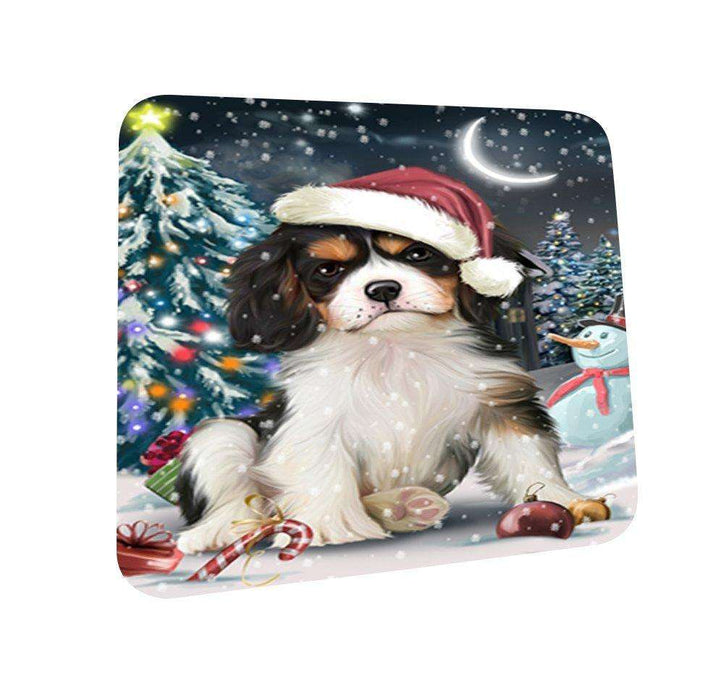 Have a Holly Jolly Cavalier King Charles Spaniel Dog Christmas Coasters CST118 (Set of 4)