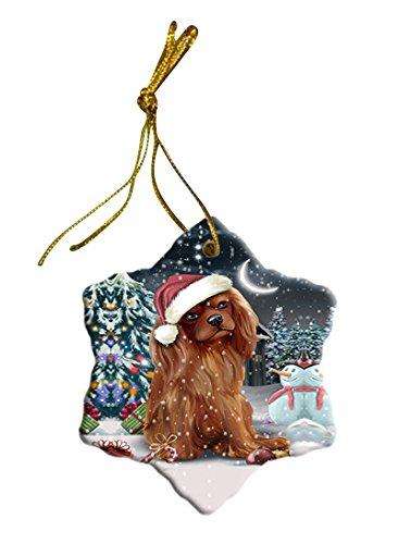 Have a Holly Jolly Cavalier King Charles Spaniel Dog Christmas Star Ornament POR2509
