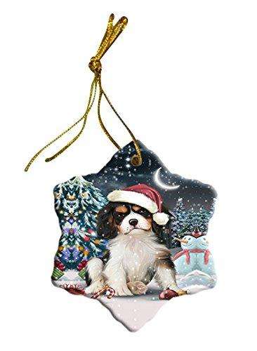 Have a Holly Jolly Cavalier King Charles Spaniel Dog Christmas Star Ornament POR2512